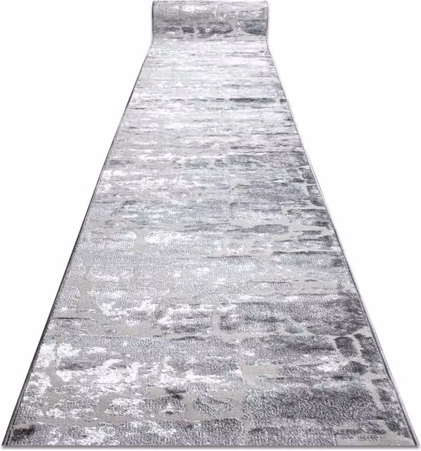 RugsX Structural Mefe Runner in Grey, W: 60 cm, L: 280 cm – 1