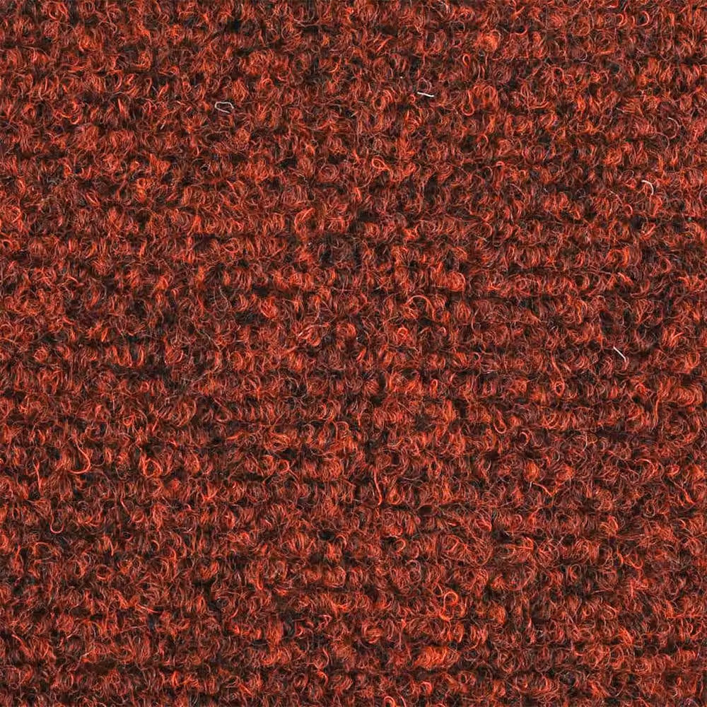 Berkfield Home 15 Piece Self-Adhesive Non-Slip Needle Punch Stair Mats, Red, W: 56 cm, D: 17 cm, H: 3 cm – 5