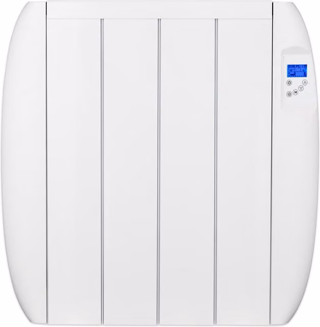 MYLEK Aluminium Electric Panel Convector Heater with 24/7 Digital Timer, 1000W, White – 1