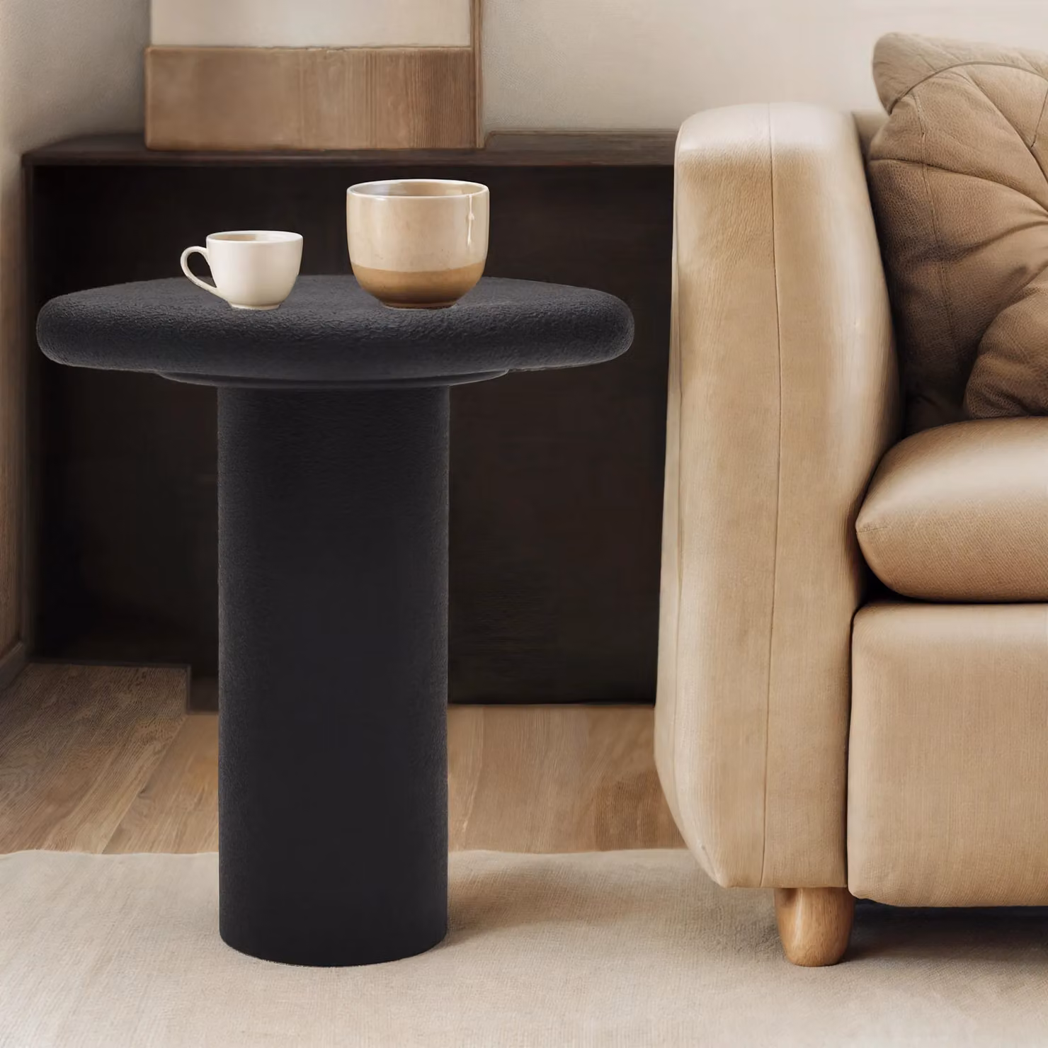 IH Design Udaipur Pentagon Side Table in Matt Black – 4