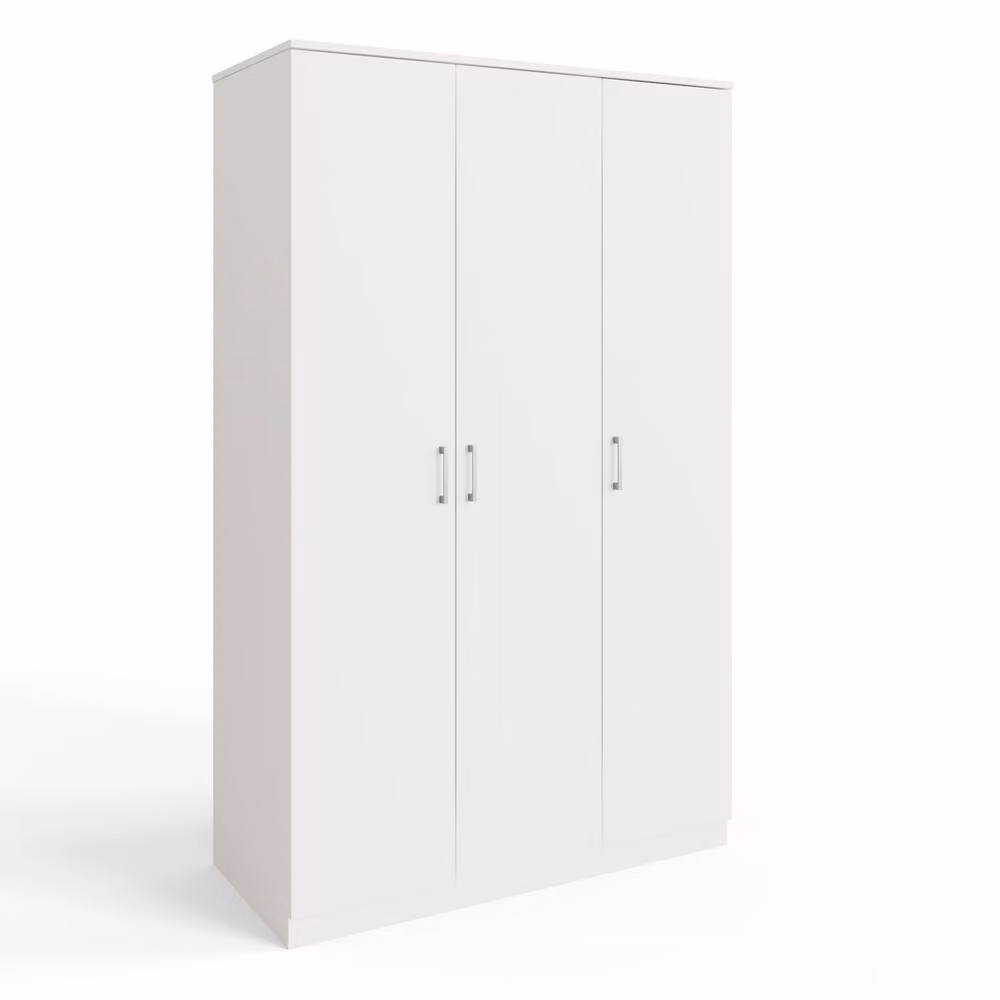 GFW Bailey 3 Door Wardrobe in White Matt – 2