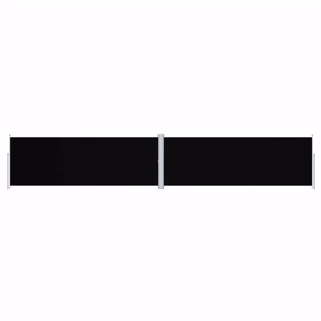Berkfield Home Retractable Single Roller Side Awning in Black, W: 1000 cm, H: 180 cm – 2