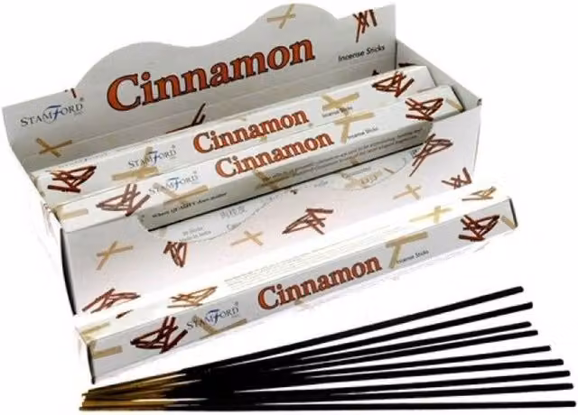 Stamford Cinnamon Premium Hexagonal Incense Sticks, Spicy White