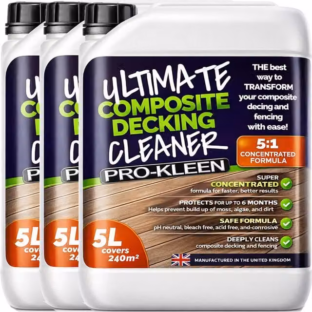 Pro-Kleen Ultimate Composite Decking Cleaner, Transparent, 15l