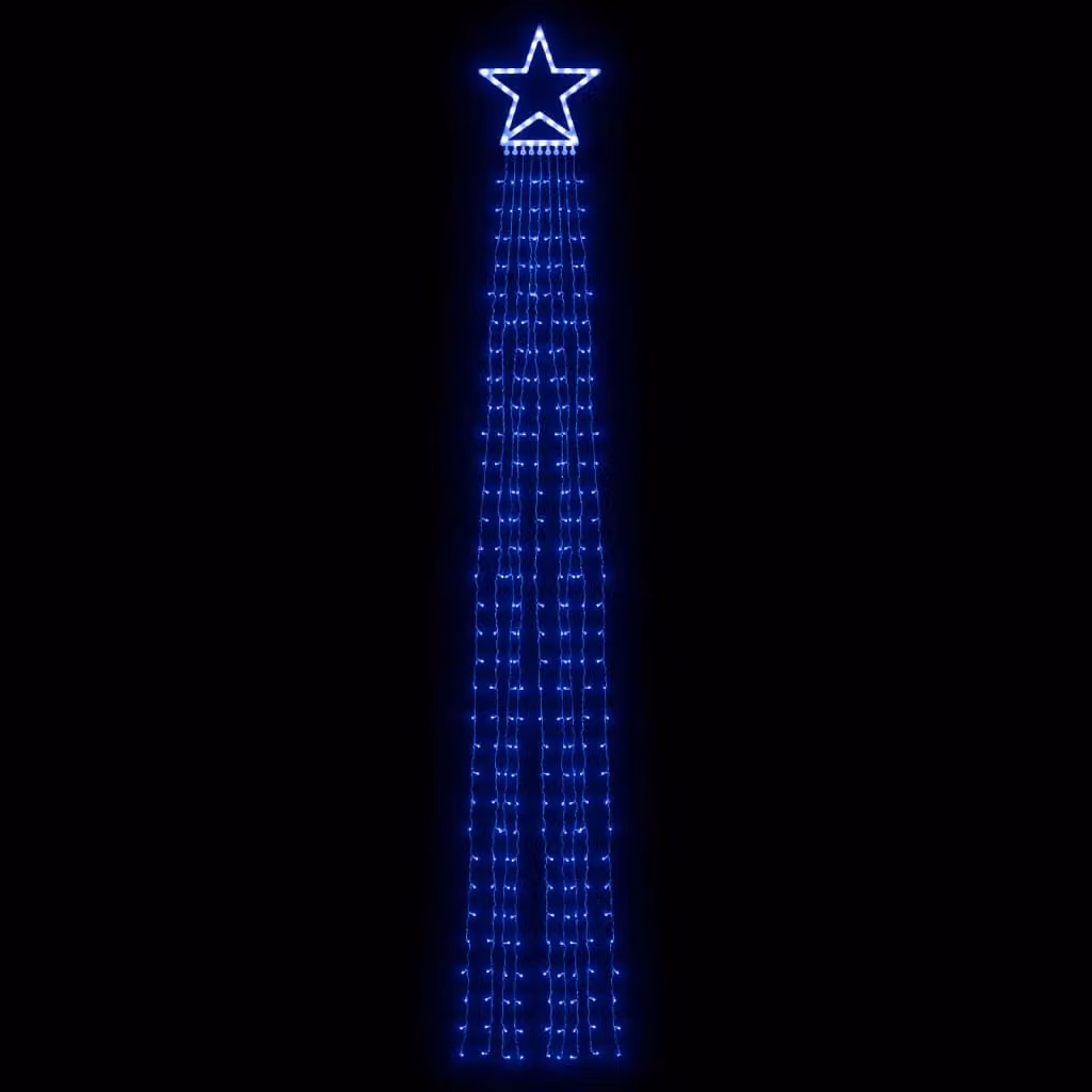 Berkfield Home Christmas Tree Lights with 320 Blue LEDs, 375 cm – 3