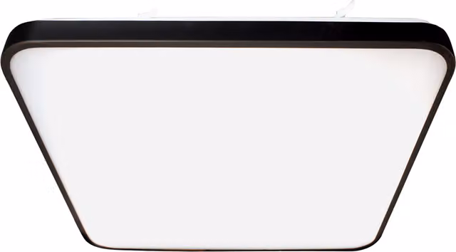 Milagro Fabio Modern LED Ceiling Panel Lamp in Black