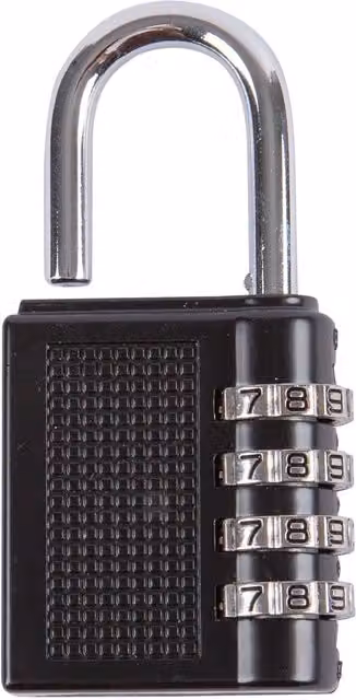 Blackspur 4-Digit Combination Padlock in Black