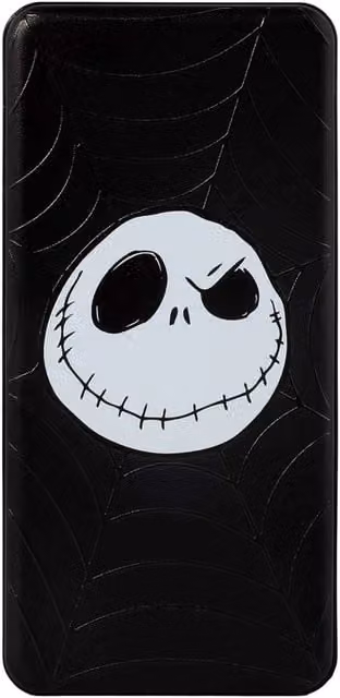 Disney Nightmare Before Christmas 10000mAh Power Bank with Classic Jack Web Design in Black by Quest