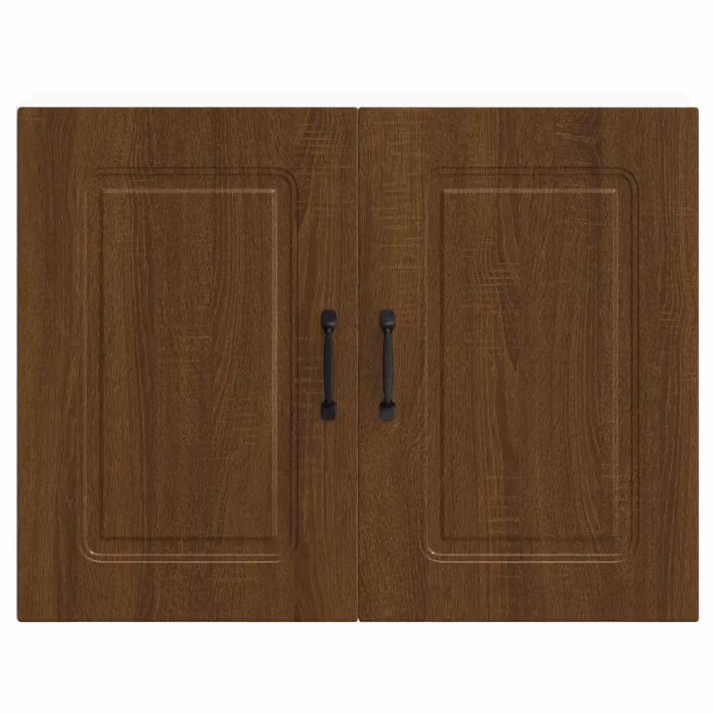 Berkfield Home Kalmar Wall Cabinet in Brown Oak Engineered Wood – 4