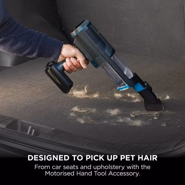 Shark PowerBoost Pet Cordless 2in1 Car and Home Handheld Rechargeable Vacuum Cleaner BH102UK in Anthracite Grey