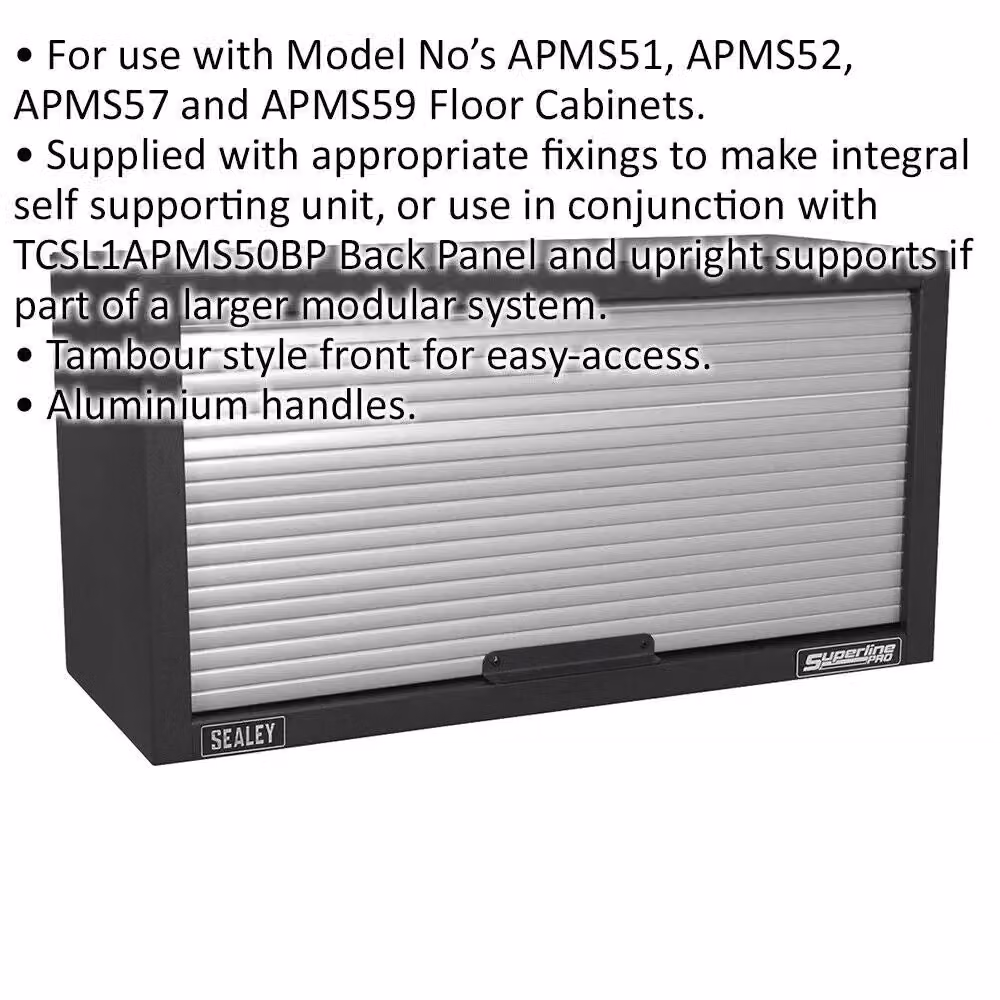 Loops Modular Wall Cabinet with Roll Shutter Doors in Black and Multicolour, W/H/D: 68.0 x 35.0 x 28.0 cm – 2
