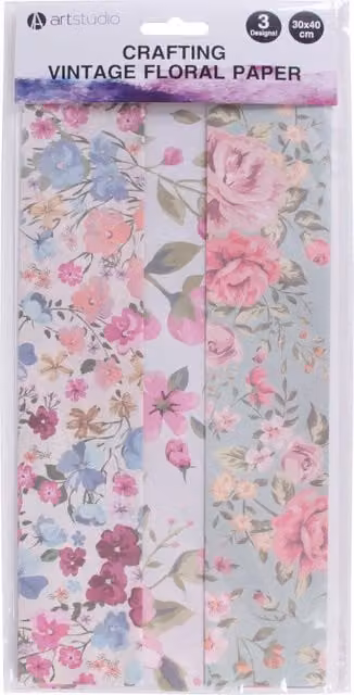 Art Studio Multicolour Vintage Floral Paper