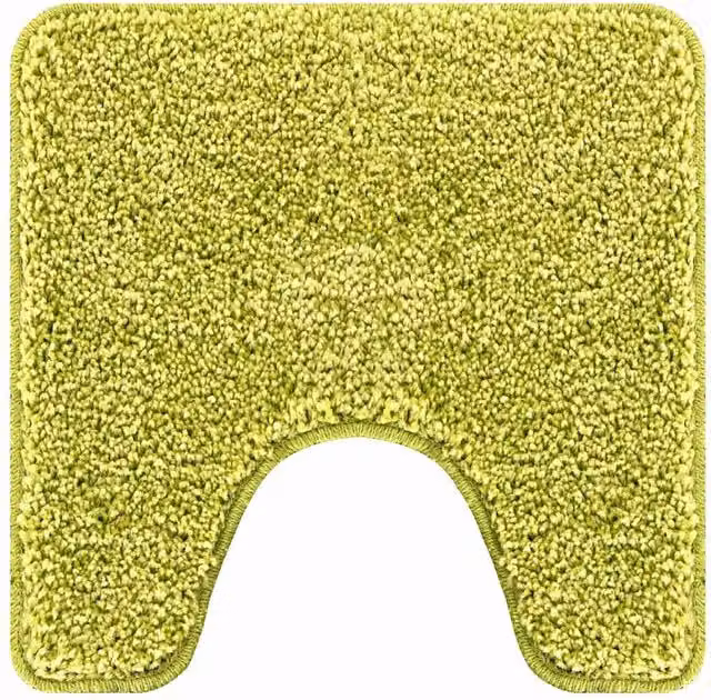 Berkfield Home U-Shaped Non-Slip Bath Mat, Green, 50 x 50 cm – 1