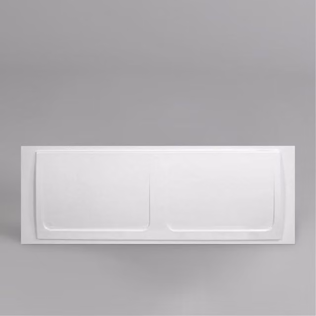 Nes Home High Gloss White Acrylic Bathroom Front Bath Panel W: 170 cm, H: 55 cm