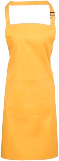 Premier Colours Pocket Full Apron in Yellow