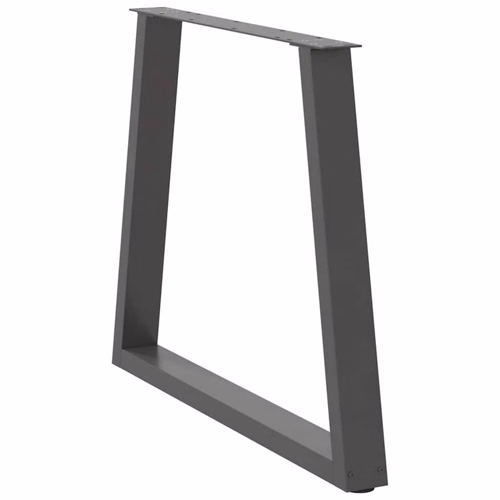 Berkfield Home Modern V-Shape Dining Table Legs, 2 Pieces, Anthracite, H: 72-73.3 cm x W: 80 cm – 3