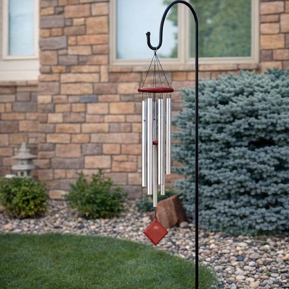 Woodstock Chimes Chimes of Earth Wind Chime in Silver – 2