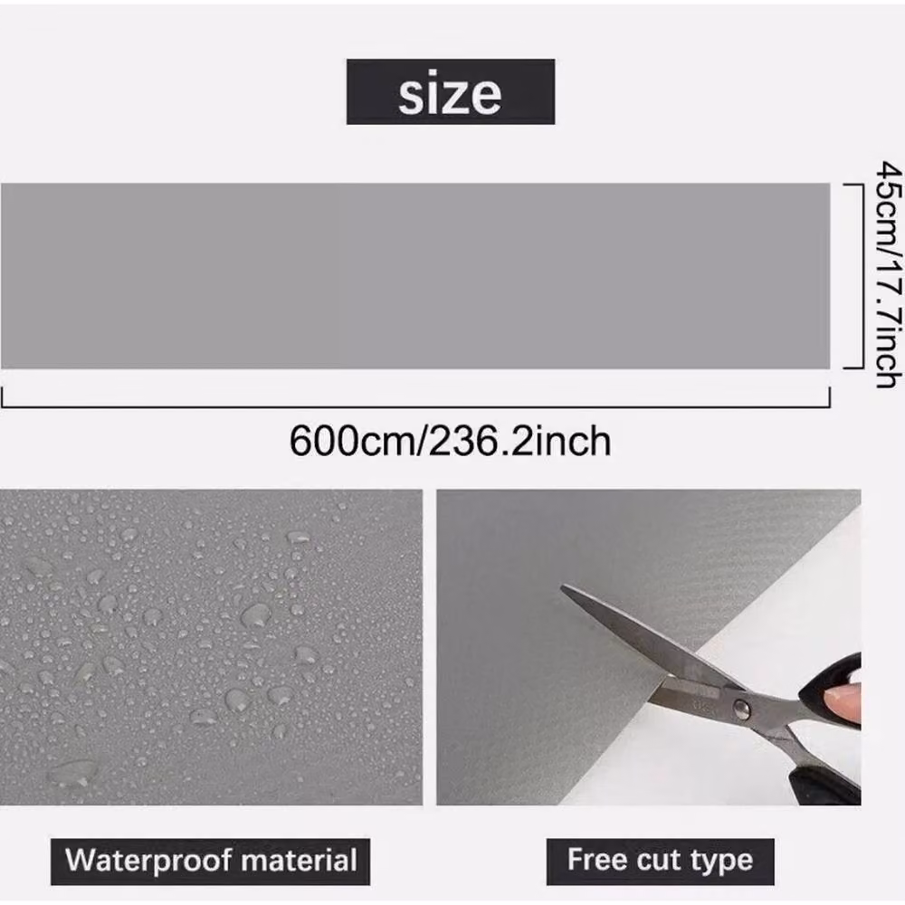 FLAVORA Non-Slip Grey Cabinet and Drawer Storage Mat – 3