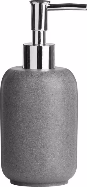 Orsina Canyon Stone Effect Refillable Lotion Dispenser in Grey and Beige, H: 17 x W: 7 x D: 7 cm – 4