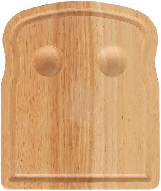 Argon Tableware Solid Wood Breakfast Board, Brown, W: 24 cm, D: 20 cm – 2