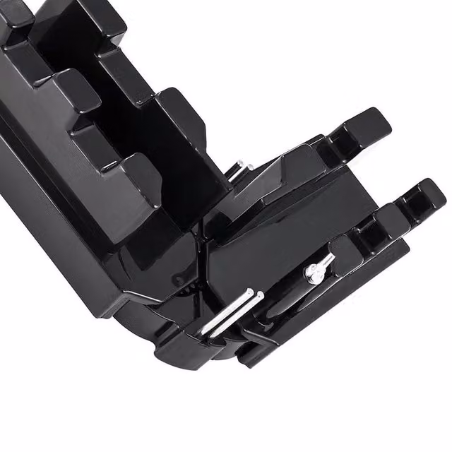 NESTLUNE 2-in-1 Woodworking Protractor Mitre Angle Measuring Tool, Black, W: 10000 mm, H: 520 mm – 1