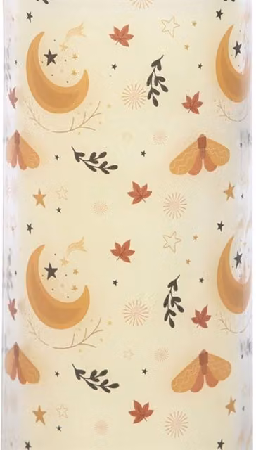 KDMK Autumn Magic Pumpkin Spice Harvest Moon Scented Votive Tube Candle, White, 50 g