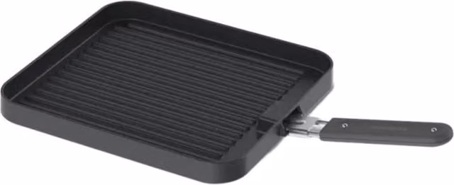 Cadac 2 Cook Ribbed Aluminium Grill Plate, Black