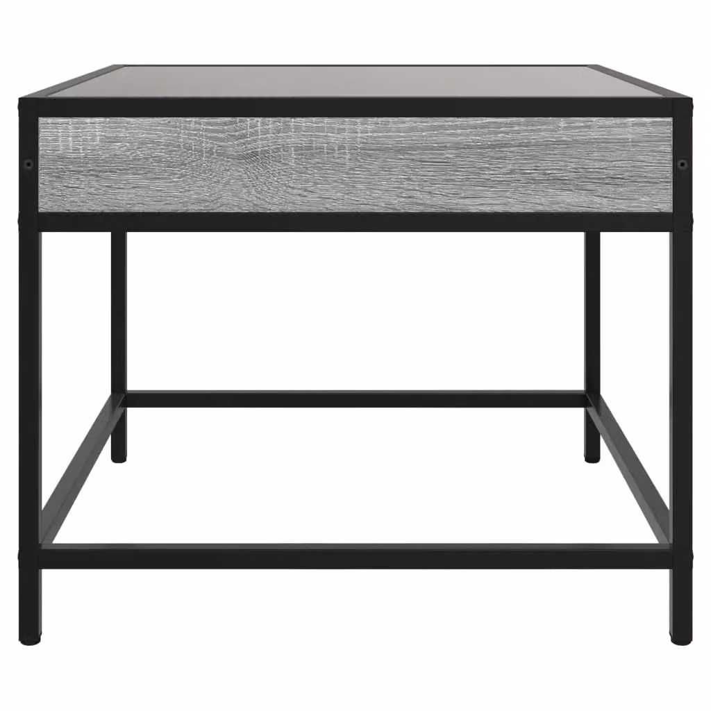 Berkfield Home Infinity LED Coffee Table in Grey Sonoma, W/D/H: 50 x 50 x 41 cm – 5