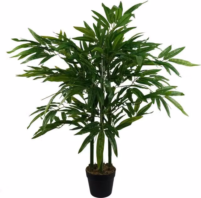 Leaf Design UK Realistic Artificial Bamboo Tree, Green
