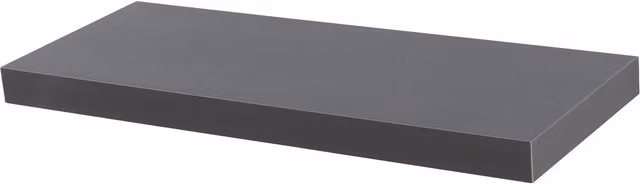 Harbour Housewares Modern Floating Wall Shelf in Grey with Integrated Lighting, W: 60 cm – 5