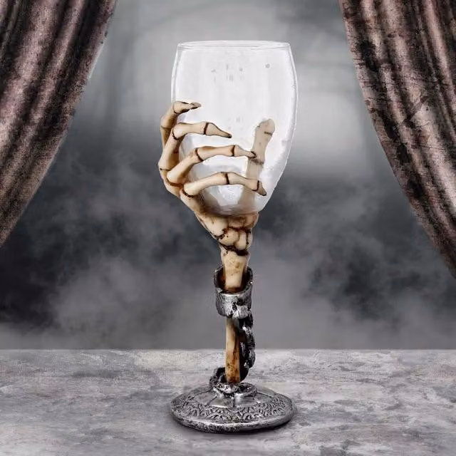 Nemesis Now Transparent Claw Skeleton Hand Wine Glass Goblet