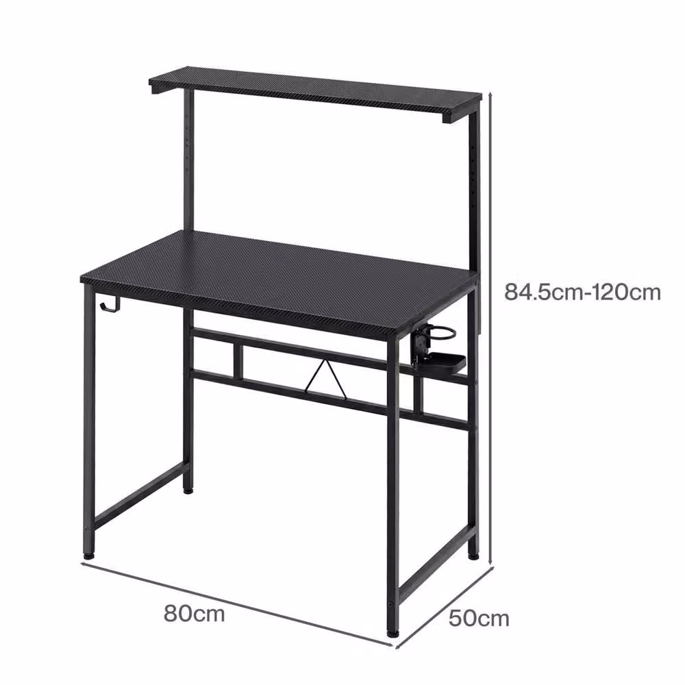 EONLION Compact Gaming Desk in Black – 2