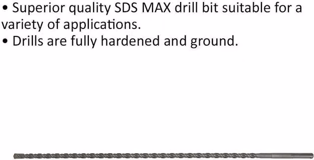 Loops SDS Max Masonry Drill Bit, Silver, Diameter: 18 mm, Length: 940 mm