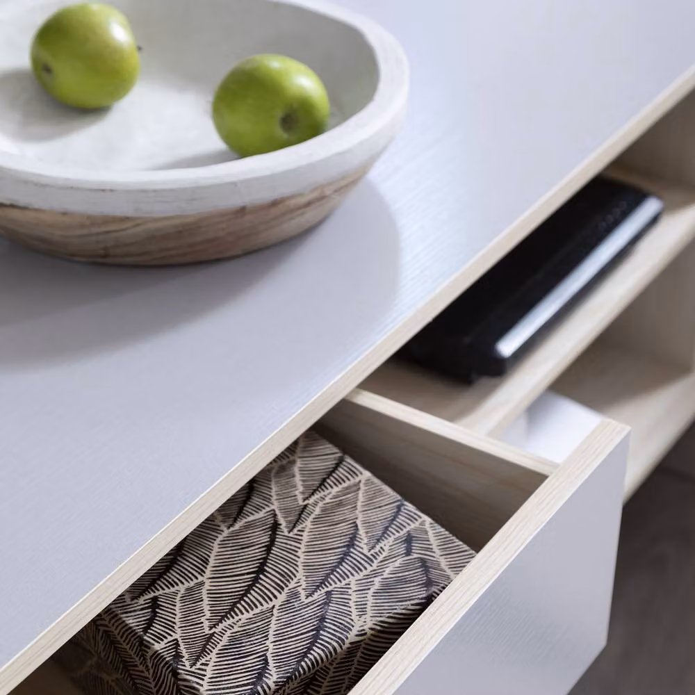 Nöa and Nani Järstorp Modern TV Unit in Grey and White Finish – 3