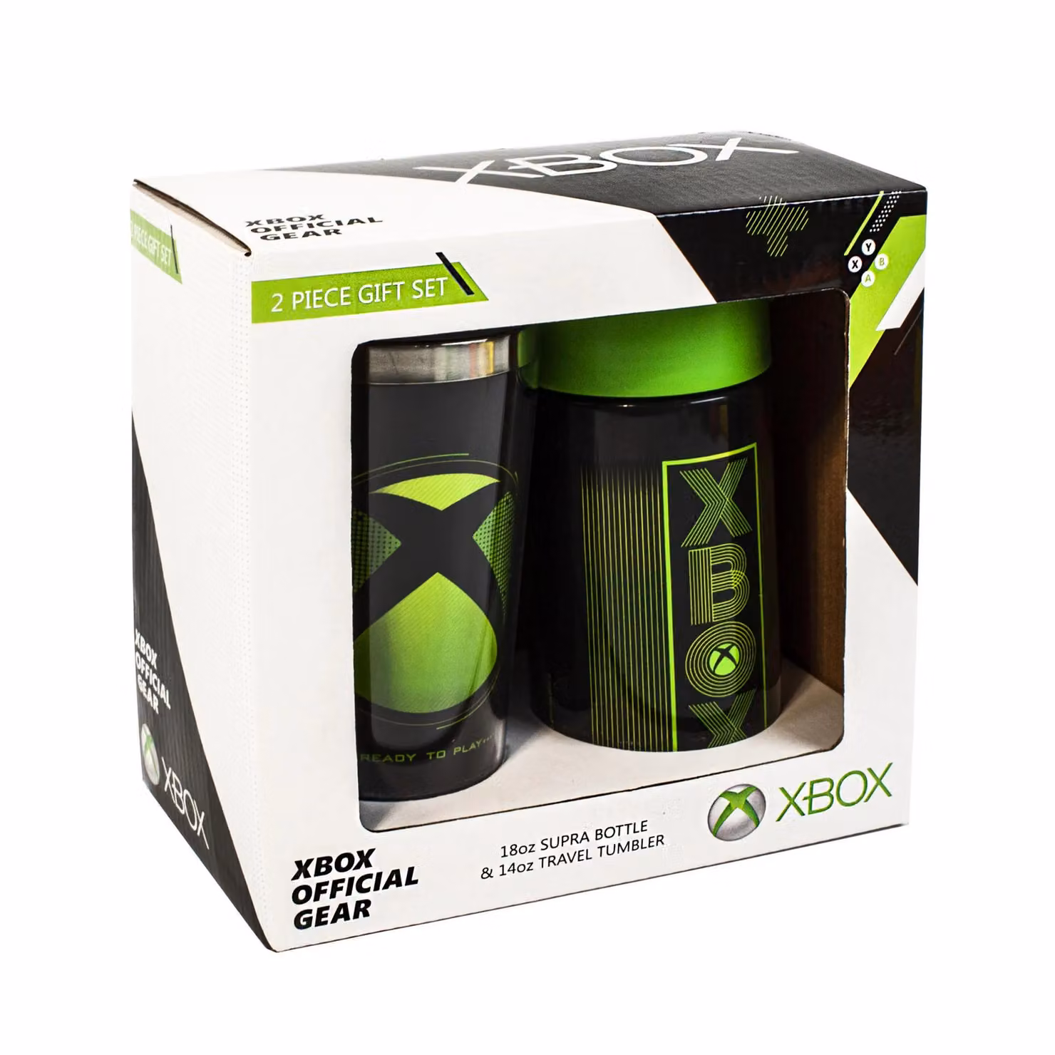 Xbox Adult Travel Mug with Lid in Green and Black – 2
