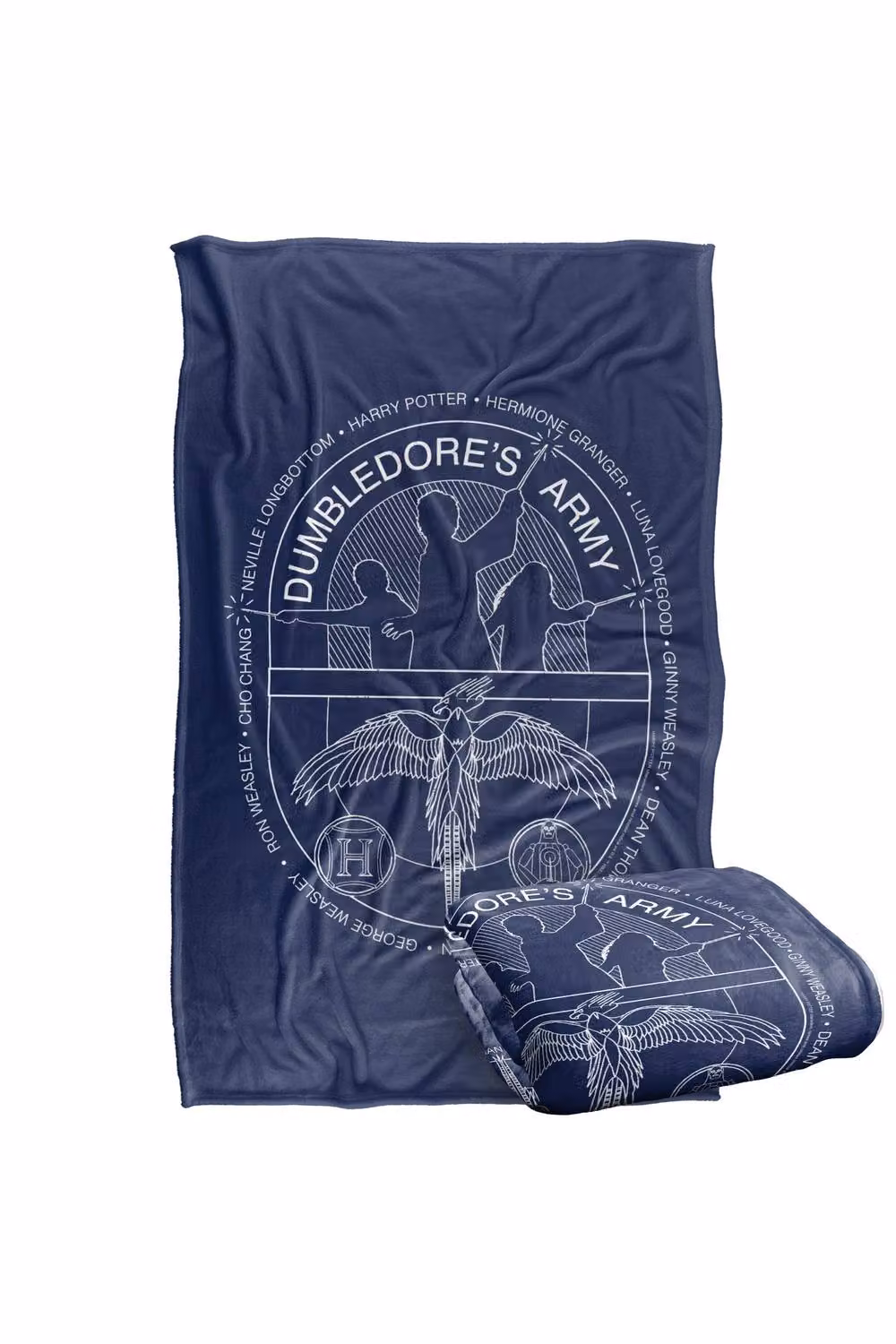 LOGOVISION Harry Potter Dumbledore's Army Circle Line Art Super Soft Fleece Throw Blanket, Multicolour, W: 152 cm, D: 127 cm – 7