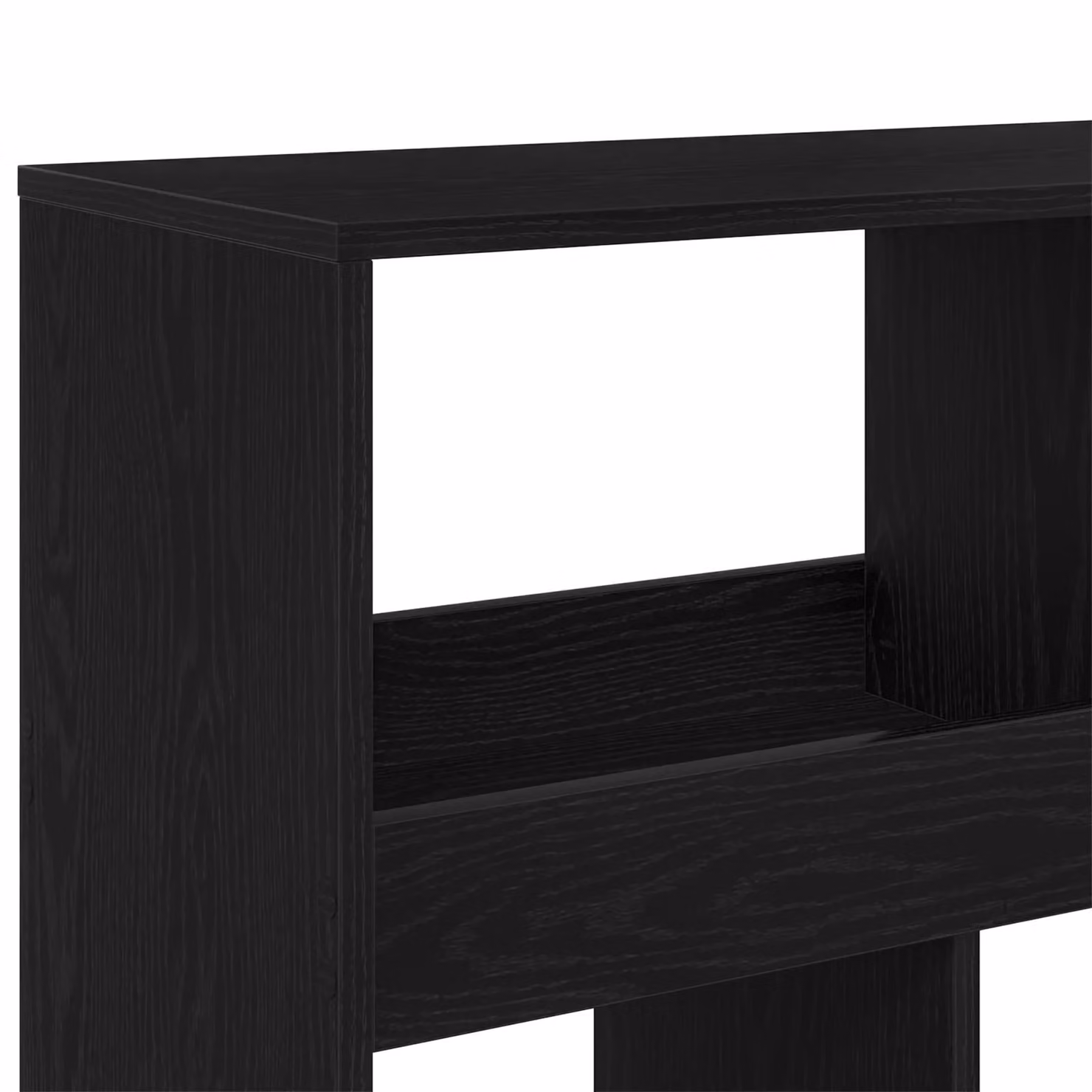 Berkfield Home Minimalist Plant Stand in Black Oak, W/D/H: 100 x 33 x 187.5 cm – 4