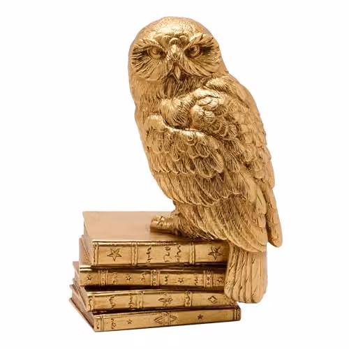 Warner Bros Harry Potter Hedwig Owl Figurine in Gold – 1