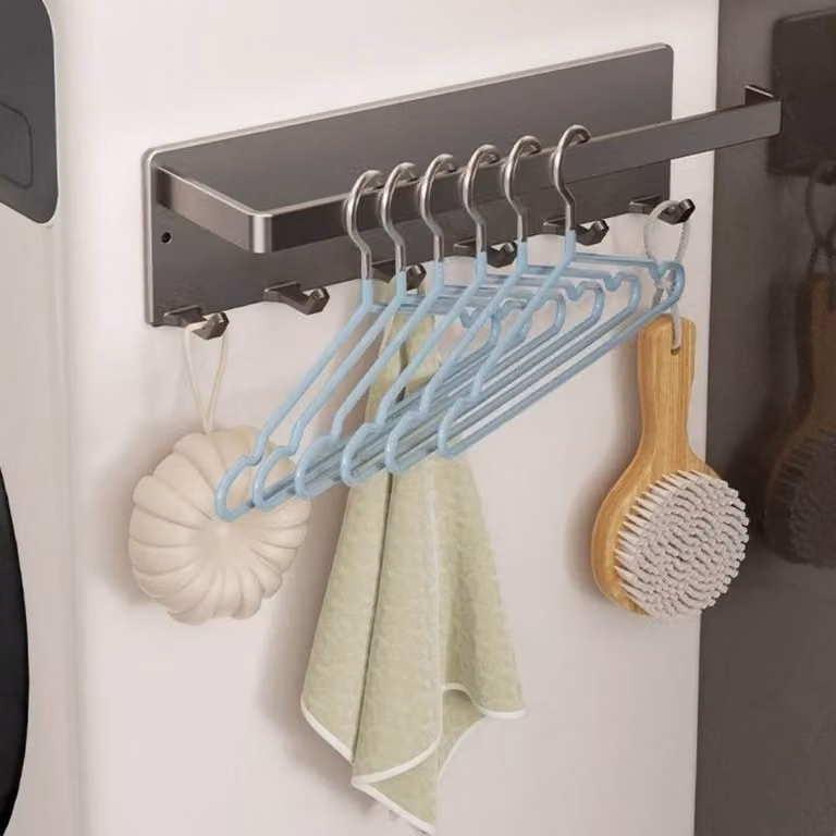 Kelvenix Grey Wall Mounted Magnetic Metal Paper Towel Holder
