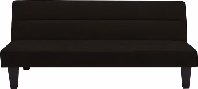 Dorel Home Kebo Sofa Bed in Black Velvet