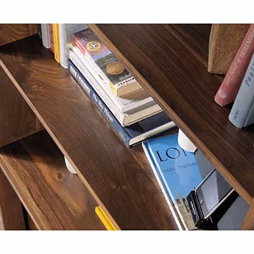 Teknik Hampstead Park Wide Bookcase in Grand Walnut – 3