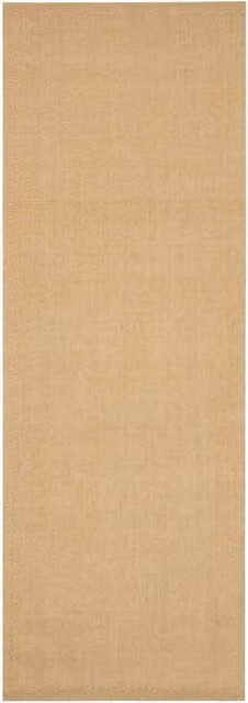 Berkfield Home Natural Sisal Rug in Sand, W: 100 cm, L: 300 cm