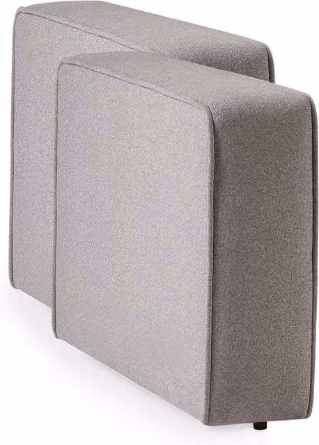 Julian Bowen Lago Reversible Grey Fabric Sectional Combination Sofa Pair – 3