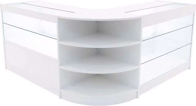 Monstershop Calliope LED Shop Counter Set K1200, C1200 & LM60 in White