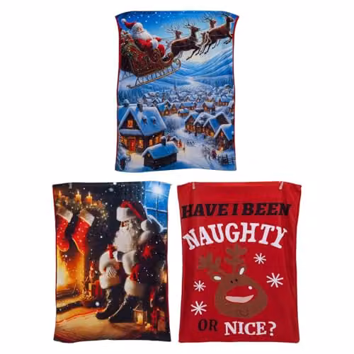 VFM e-Store Christmas Santa Sack in Multicolour, W/H: 50 x 70 cm – 2