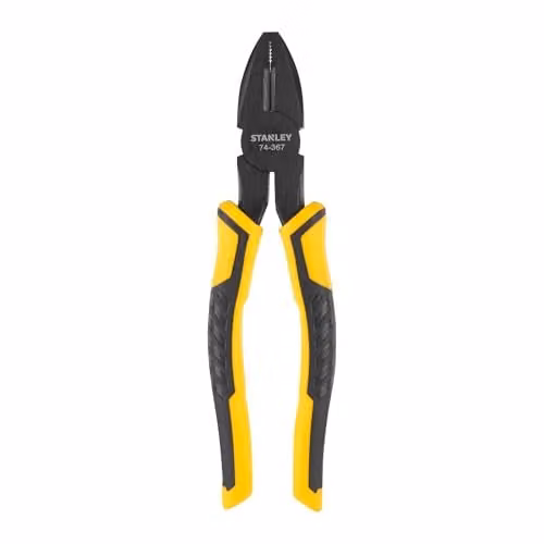 Stanley ControlGrip Combination Pliers in Yellow and Black