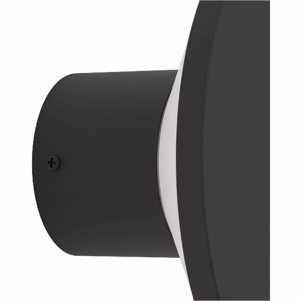 Loops 2 Pack Modern Black LED Up and Down Wall Light with Warm White Bulb Included – 4