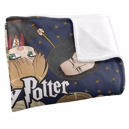 LOGOVISION Harry Potter Multicolour Fleece Throw Blanket, W: 152 cm, D: 127 cm – 2