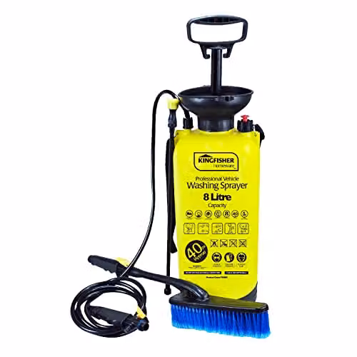 Kingfisher 8L Manual High Pressure Garden Sprayer in Yellow – 1