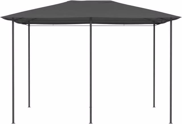 Berkfield Home Hip Gazebo in Anthracite and Black, W: 4 m, D: 3 m, H: 2.6 m – 1
